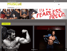 Tablet Screenshot of musclememorymag.com